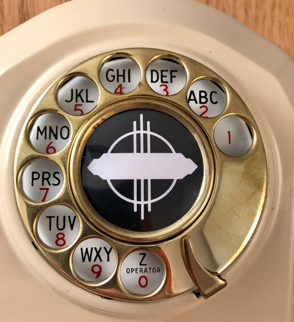 Automatic Electric Type 50 - Ivory with Brass Trim