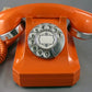 Stromberg Carlson 1243 - Orange with Chrome Trim