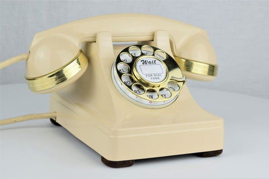 302 - Ivory - Brass Trim