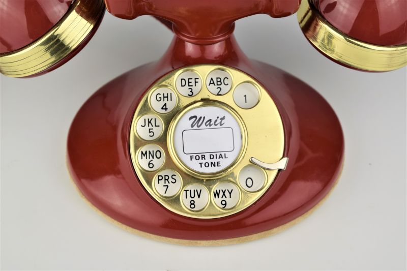 202 - Deep Red - Brass Trim