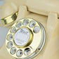 302 - Ivory - Brass Trim