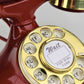 202 - Deep Red - Brass Trim