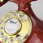 202 - Deep Red - Brass Trim