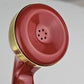 202 - Deep Red - Brass Trim