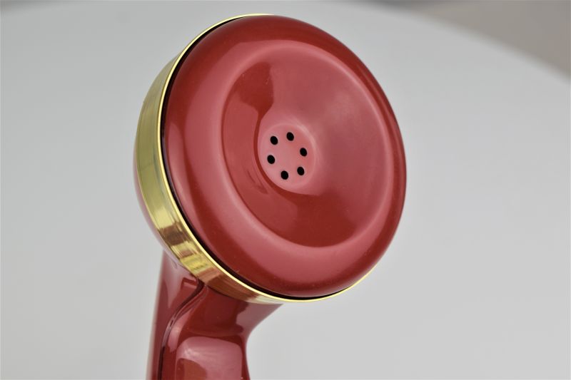 202 - Deep Red - Brass Trim